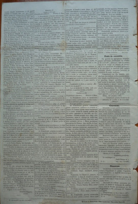 Ziarul Albina , nr. 88 , 1871 , Budapesta , in limba romana , Director V. Babes foto