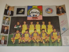 Poster - echipa nationala a Romaniei - Campionatul Mondial SUA 1994 foto