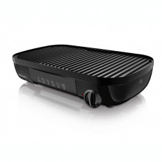 Grill electric Philips HD6321/20, putere 2000 W, 42x24 cm, negru foto