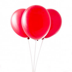 Baloane rosii pentru petreceri, 30 cm, set 100 bucati foto