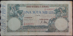 Bancnota 100000 lei - ROMANIA, anul 1946 / MAI *cod 93 foto