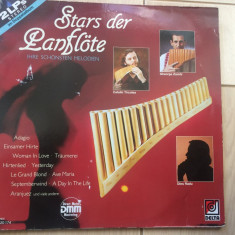 Stars Der Panflote Zamfir Dinu Radu C. Tarcolea dublu disc vinyl 2 lp muzica nai