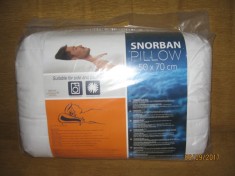 Doar Azi! Perna antisforait (SnorBan Pillow) 50x70cm- noua, sigilata foto