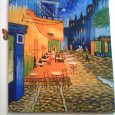 Tablou Reproducere Van Gogh cafe terrace 50x63cm ulei pe panza