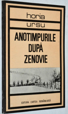 Anotimpurile dupa Zenovie - Horia Ursu foto