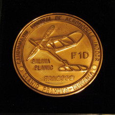 Medalie Federatia de Modelism-Campionatul Mondial de Aeromodele-SLANIC 2002
