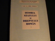 ISTORIA STATULUI SI DREPTULUI ROMAN- CONF.DR. EMIL CERNEA-343 PG- foto