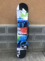 Placa snowboard Trans Rocket 160cm Wide cu legaturi Elfgen foto