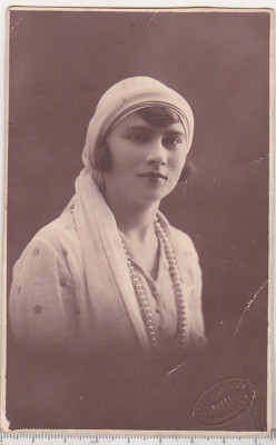 bnk foto - Portret de femeie - Foto Elegant Bucuresti 1926 foto