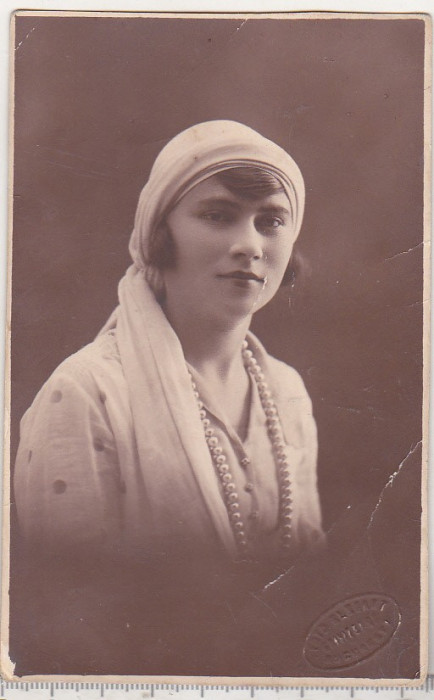 bnk foto - Portret de femeie - Foto Elegant Bucuresti 1926