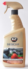 Odorizant deocar cu pulverizator k2 capsuni 700 ml foto