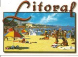 (A) carte postala(ilustrata) -LITORAL, Circulata, Printata