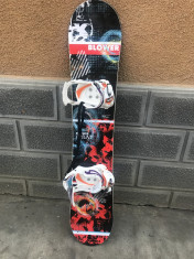 Placa snowboard Blower Ground 150cm cu legaturi Elfgen foto