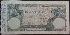 Bancnota istorica 100000 lei - ROMANIA, anul 1946 / Decembrie * cod 71 foto
