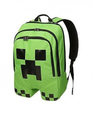 Ghiozdan Minecraft scoala / Creeper Backpack / Back to school foto
