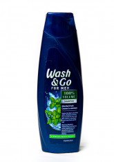 WASH&amp;amp;amp;GO SAMPON MENTHOL MEN 400ML foto