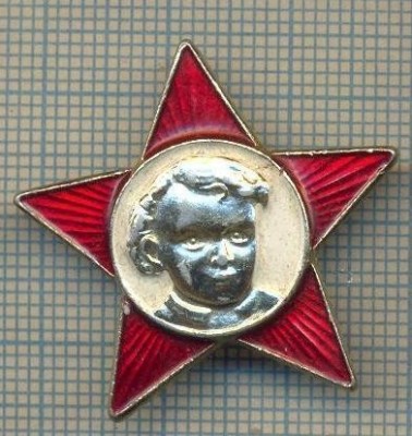 1022 INSIGNA - LENIN COPIL -ORGANIZATIE DE COPII - URSS -VARIANTA ARGINTIE foto