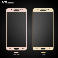 Geam SAMSUNG Galaxy J3 2017 Tempered Glass Full Face Gold foto