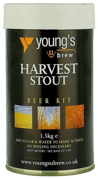 Young&#039;s Harvest Stout 40pt - kit pentru bere de casa 23 litri
