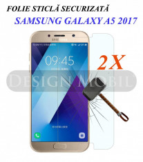 2X FOLIE DE STICLA SAMSUNG GALAXY A5 (2017) TEMPERED GLASS SUPER OFERTA (2 BUC) foto