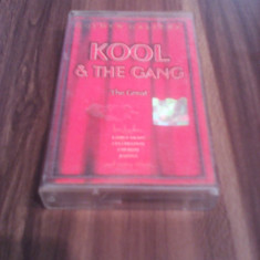 CASETA AUDIO KOOL&THE GANG-THE GREAT RARA!!!!!ORIGINALA ROTON