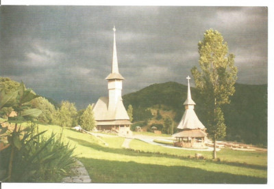 (A) carte postala(ilustrata) -MARAMURES-Manastirea Barsana foto