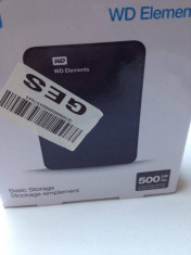 HDD EXTERN 500GB Western Digital,nou in cutie,sigilata cu garantie si factura. foto