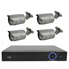 Kit supraveghere video PNI House - NVR 16CH 1080P si 4 camere PNI IP20MP 1080P foto