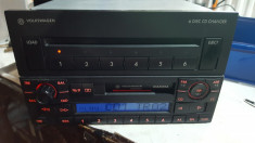 System audio SONY Original cu magazie 6 cd Golf Bora Passat ! foto