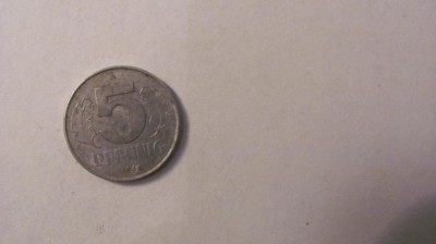 CY - 5 pfennig 1968 RDG Germania / aluminiu foto