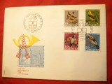 Plic FDC -Fauna- Pasari - Pro Juventute 1969 Elvetia