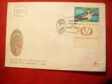 Plic FDC - Concurs International Atletism la Tel Aviv 1961 Israel