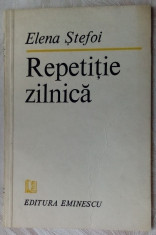 ELENA STEFOI-REPETITIE ZILNICA:VERSURI1986/dedicatie-autograf pt VALERIU PANTAZI foto