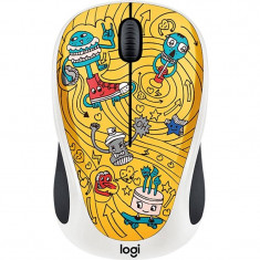 Mouse Logitech Wireless M238 Doodle Collection GO-GO GOLD foto