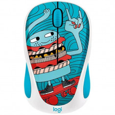 Mouse Logitech Wireless M238 Doodle Collection SKATEBURGER foto