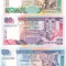 Bancnota Sri Lanka 10, 20 si 50 Rupii 2001 - P115a-117a UNC ( set 3 bancnote )