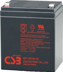 Acumulator UPS CSB HR1221W F2 12V/5.1Ah foto