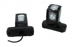 Lampa Gabarit LED TIR Camion Remorca 12V Lumina: alba PREMIUM AL-060917-23 foto