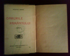 Nichifor Crainic Darurile pamantului. Poezii, ed. princeps foto