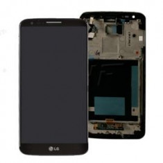 Display lcd touchscreen cu rama LG G2 D802 negru foto
