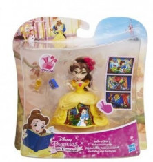 Figurina Hasbro Disney Princess Little Kingdom Mini Doll Spin A Story Belle foto