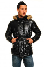 GEACA RED BRIDGE PARKA MID BLACK foto