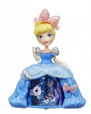 Figurina Hasbro Disney Princess Little Kingdom Mini Doll Spin A Story Cinderella foto