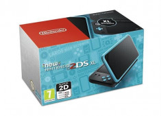 Consola Nintendo New 2Ds Xl Black &amp;amp; Turquoise foto