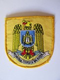 Emblema textila(73 x 70 mm) Academia Tehnica Militara