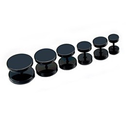 Cercei Baieti Barbati BARBELL - 14 mm Negru Metalic - Calitate Premium foto mare Cercei Baieti Barbati BARBELL - 14 mm Negru Metalic - Calitate Premium foto mare