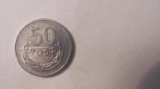 CY - 50 groszy grosi 1949 Polonia / aluminiu