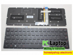 Tastatura Laptop Lenovo Ideapad Yoga 3 Pro 1370 UK iluminata fara rama foto