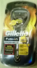 Aparat ras Gillette Fusion Proshield cu 1 rezerve foto