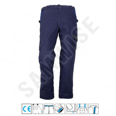 Pantalon in talie Commander Navy foto